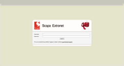 Desktop Screenshot of ext.scapa.com