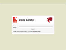 Tablet Screenshot of ext.scapa.com